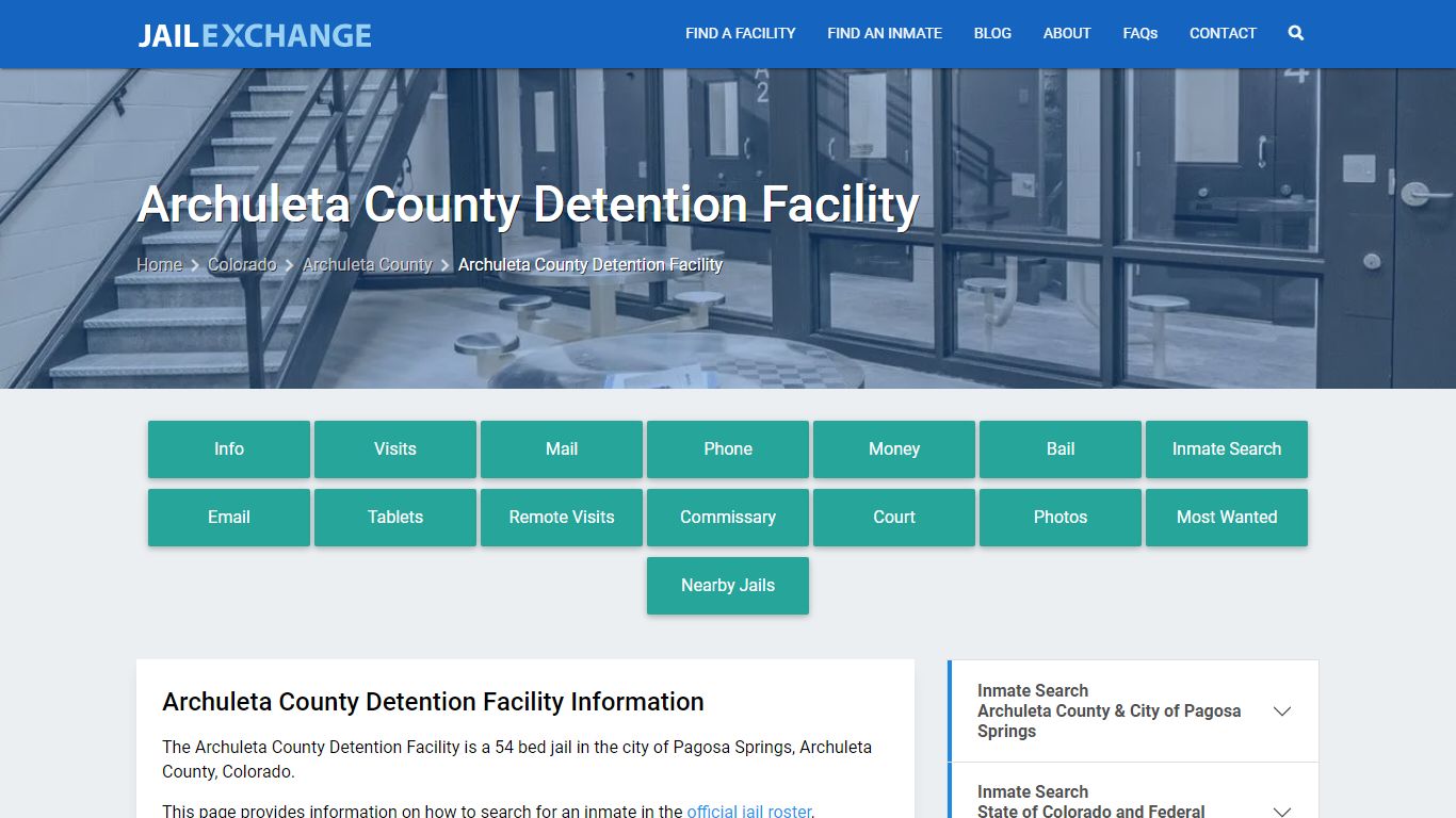 Archuleta County Detention Facility - Jail Exchange